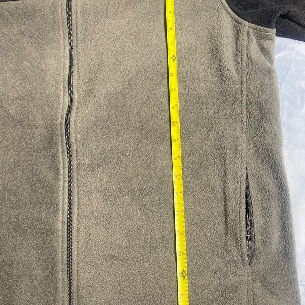 Columbia Performance Fleece Jacket Black and Gray - Picture 11 of 13